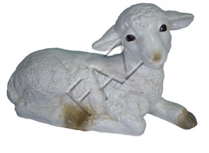 Design Schaf liegend Figur Garten Statue Skulptur Figuren Skulpturen Deko Neu